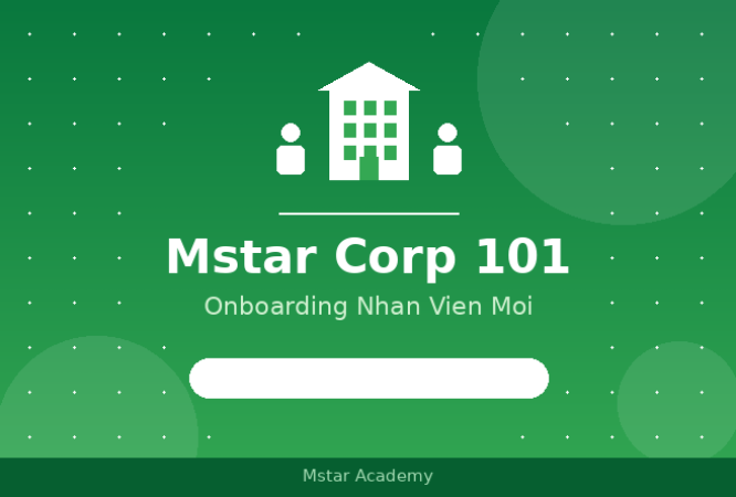 Mstar Corp 101 — Onboarding Thumbnail