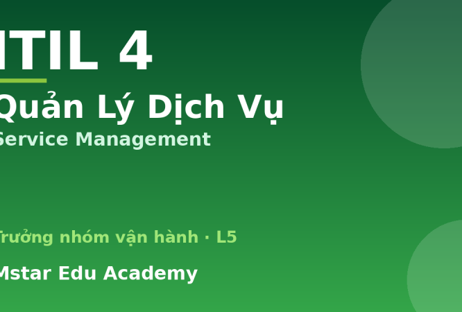 ITIL4 Quản Lý Dịch Vụ — Thumbnail